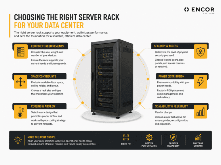 Data Center Server Rack: The Ultimate Guide [2026] - ENCOR Advisors