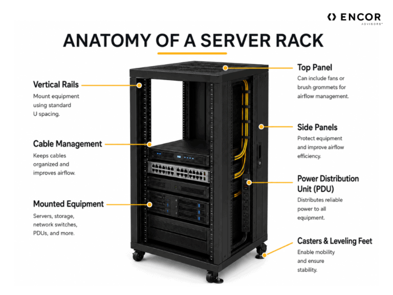 Data Center Server Rack: The Ultimate Guide [2026] - ENCOR Advisors